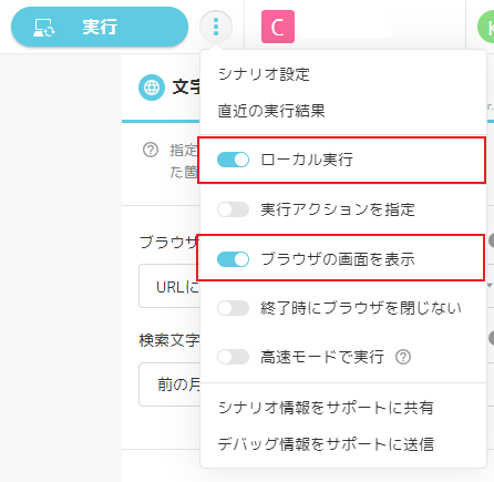 sample_ローカル実行でブラウザの画面を表示ON.png